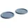 Hay Teller Ø Ø24 cm, dunkelblau (2er-Set)