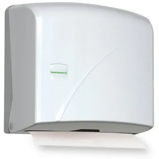 Sanismart Handtuchspender VIOLA für 200 Blatt Z-Falz max. 25 cm