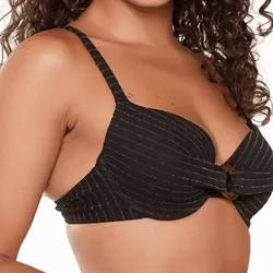 LINGADORE Damen Bikinioberteil Form Bikini, Black, 42B