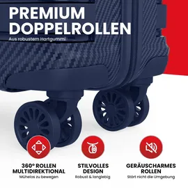 GENTOR 4-Rollen 64 cm / 68 l blau