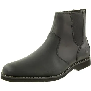 Timberland Herren Woodhull Chelsea Basic Stiefel, Black Full Grain, 44 EU