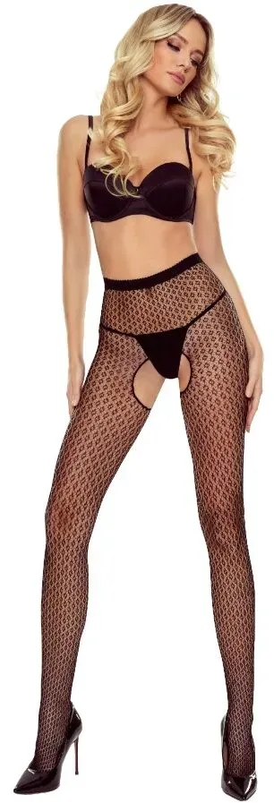 PASSION - TIOPEN 037 SCHWARZE STRUMPFHOSEN 1/2
