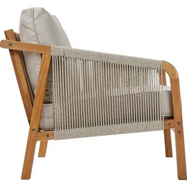 BUTLERS Rope Island Outdoor Sessel 80 x 70 x 69 cm braun