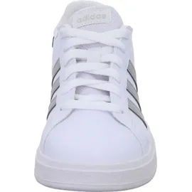adidas Grand Court Lifestyle Tennis Lace-Up Kids Cloud White / Matte Silver / Matte Silver 35