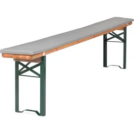 TexDeko Bankauflage 220 x 25 x 2 cm grau 1 St.