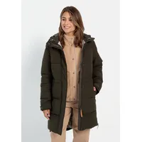 CAMEL ACTIVE Gesteppte Jacke mit daunenartiger Füllung in Dunkelgrün