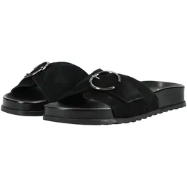Paul Green "Paul Green Pantoletten Veloursleder", Damen, Gr. 41, schwarz, Veloursleder, Schuhe Pantolette