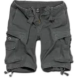 Brandit Textil Vintage Kurze Hose Anthracite M
