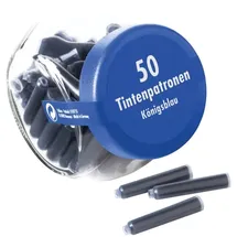 Pelikan Tintenpatronen im Glas, königsblau, 50er