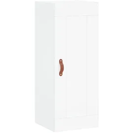 vidaXL Wandschrank 34,5x34x90 cm Weiß Holzwerkstoff
