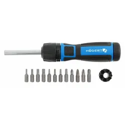 Högert Werkzeug Set Handwerkzeug Rastche Schraubenzieher Bitsortiment Schraubendreher
