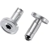Envyscooters Blunt Stunt Scooter Bar Ends für Aluminium Bars Silber