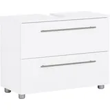 OPTIFIT Waschbeckenunterschrank Bern weiß 80 cm x 59,6 cm x 34,8 cm