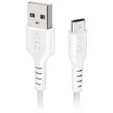 SBS USB auf Micro-USB 1 m Weiß