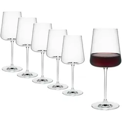 Rona Rotweingläser Serie Mode, 550 ml,  Rotweinglas  mit moderner und markanter Form, spülmaschinenfest, Premiumqualität