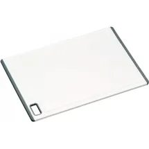 KESPER Schneidbrett Kunststoff, 36x25cm weiß/grau 30891