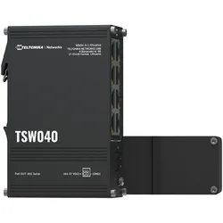 Teltonika TSW040 - Switch - managed - 8 x 10/100 (PoE+)