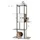 Songmics Kratzbaum große Plattform 60 x 45 x 260 cm beige/grau/weiß