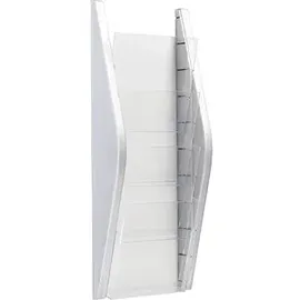 Helit Wandprospekthalter the arc silber DIN A5 4 x 8,0 x 54,0 cm, 1 St.