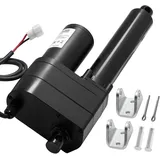 Vevor 12-V-Linearantrieb, 200 mm Linear Actuator, 9000 N Linearmotor, IP65, 5 mm/s, Lineartechnik-Aktuatoren mit Montagehalterungen für Industriemaschinenbehälter, Schwerlasthebesysteme