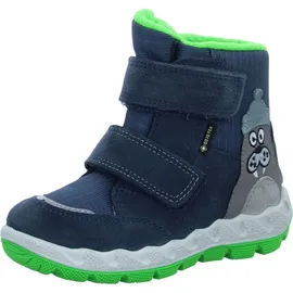 superfit Leder-Boots Icebird in Dunkelblau/ Grün | Gr.: 28 EU