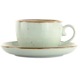 Kaffeetasse mit Untertasse Capri Creme