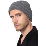 Style & Republic Beanie Kaschmir Chunky Beanie Herren grau