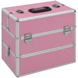 vidaXL Gartensack Kosmetikkoffer 37x24x35 cm Rosa Aluminium, (1-tlg) rosa
