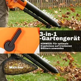 Outsunny Elektro-Laubbläser 40L Auffangbeutel