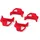 Proregal SparSet 40x Schiebeschnappverschluss Rot für Eurobox NextGen (4er Set)