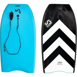 Bodyboard SpeedSkin Kinder/Erwachsene mit Leash blau Mesle Gr. 104 - 4 Jahre