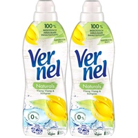 Vernel Naturals Weichspüler, Ylang Ylang & Süßgras, 384 (12 x 32) Waschladungen, 100% vegan, 99% naturbasierte Inhaltsstoffe, ohne Silikone und Farbstoffe