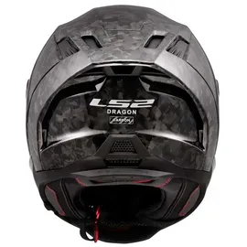 LS2 Dragon Forged Carbon Schwarz XL
