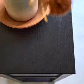 Tikamoon Klaten Konsolentisch 100 x 0 x 0 schwarz