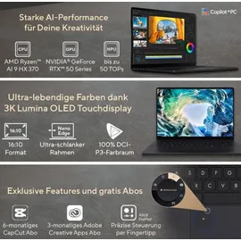 Asus ProArt P16 AMD Ryzen AI 9 HX 370 64 GB RAM 4 TB SSD RTX 5070 Win11 Pro