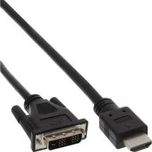 InLine 17661E HDMI-DVI Adapterkabel HDMI Stecker auf DVI 18+1 Stecker 1m