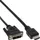 InLine 17661E HDMI-DVI Adapterkabel HDMI Stecker auf DVI 18+1 Stecker 1m