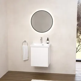 Villeroy & Boch Embrace Schrank mit Gästebecken, mit Spiegel,, 4306FFRW+B90700VF+A4726000,