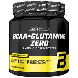 BioTechUSA BCAA+Glutamine Zero (480 g, Zitrone)