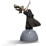Iron Studios Star Wars Deluxe Art Scale Statue 1/10 Yoda vs Emperor Palpatine (CCXP Exclusive 2024) 31 cm