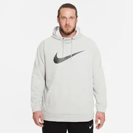 Nike Dri-FIT Trainings-Hoodie Herren dk grey heather/black M