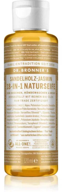 Dr. Bronner’s Sandalwood & Jasmine Universelle Flüssigseife 120 ml