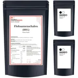 Ingreo Flohsamenschalen gemahlen 99% rein extra weiß | Psyllium Husk Pulver, reich an Ballaststoffen | vielseitig zum Backen & Kochen | vegan & glutenfrei | ohne Zusätze (3kg (3x1kg))