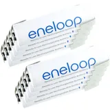 Panasonic 12er Set Panasonic Eneloop AA Mignon Akku 1.2V 2000mAh mit Lötfahne Z-Form