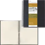 Hahnemühle Skizzenbuch D&S, DIN A4 Hochformat, schwarz Spiral