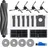 Spofan Zubehör Ersatz Kompatibel für Dreame X40 Ultra Complete/l40 Ultra/l10s Ultra Gen 3, für Mova P50 Pro Ultra Saugroboter, 1 Hauptbürste, 2 Filter... 4 Seitenbürsten, 4 Wischtücher, 6 Staubbeutel