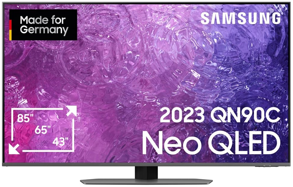 Samsung Neo QLED 4K QN90C 55 Zoll Fernseher (GQ55QN90CATXZG, Deutsches Modell), Neo Quantum HDR+, Neural Quantum Prozessor 4K, Dolby Atmos, Smart TV [2023]