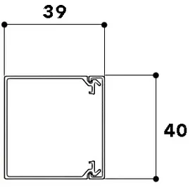 GGK LFG-Kanal 40x40 alp 11029