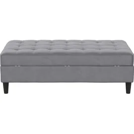dorel home Stauraumhocker 130 x 43 x 69 cm Grau