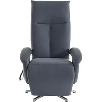 sit&more TV-Sessel Tycoon Polyester 74 x 112 x 82 cm grau elektrisch